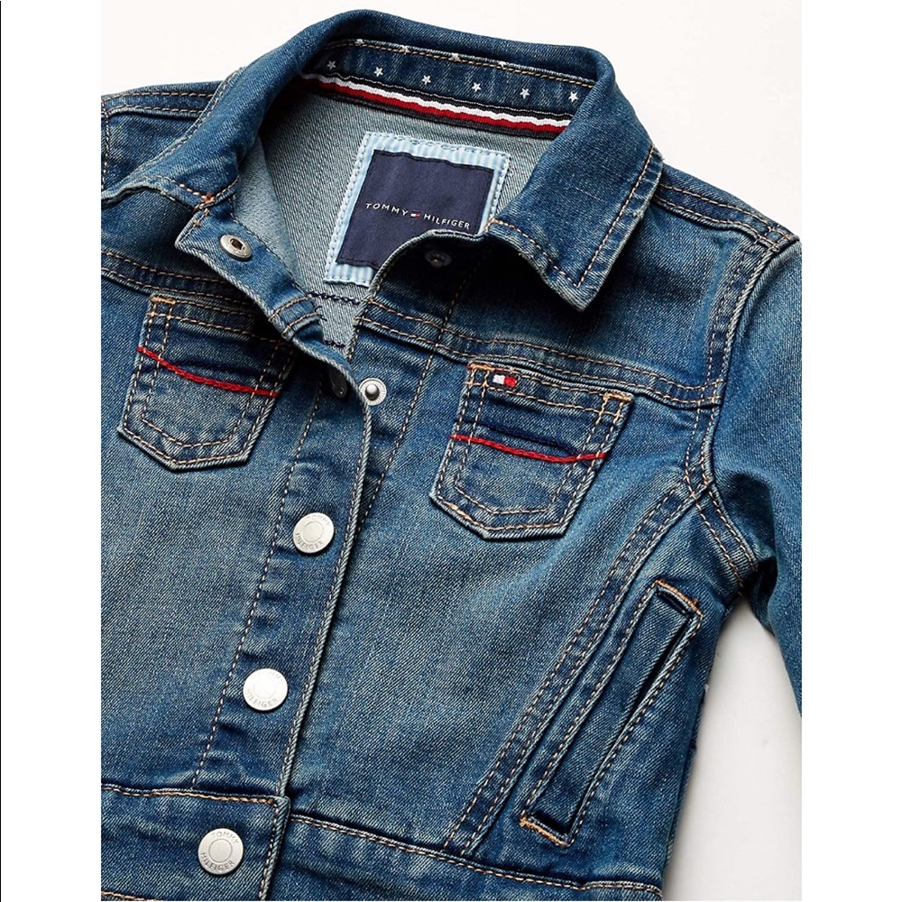 Tommy Hilfiger baby girl Jean jacket 12 months - Picture 2 of 4